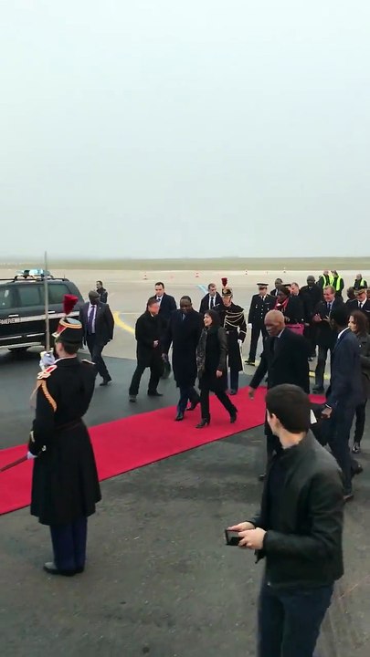 Arrivée de Macky Sall à Paris