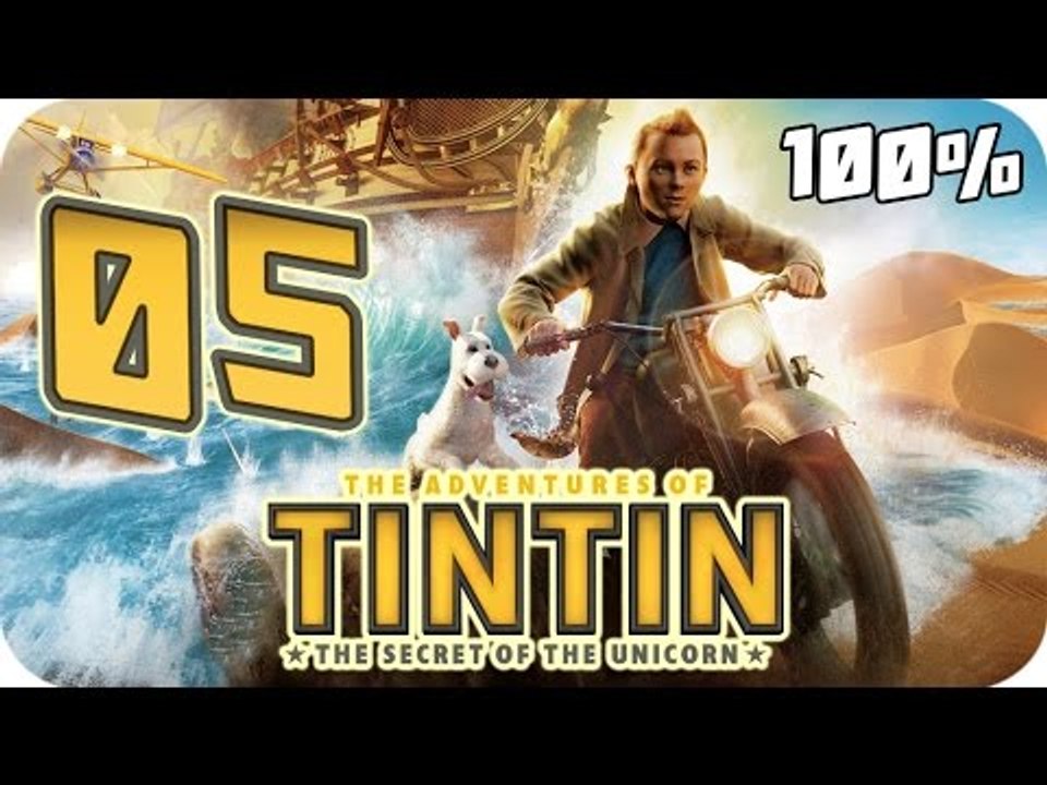 The Adventures of Tintin: The Game Walkthrough Part 5 (PS3, X360, Wii) 100% Movie Chapter 17 - 18