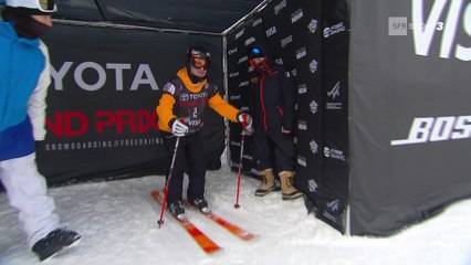 SKI Freestyle - Halfpipe - Copper Mountain - Ben Valentin prend la 2ème place