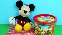 Play Doh Mickey Mouse Picnic Bucket Play-Doh Cookies, Cookie Monster, Sandwich, Play Doh Food