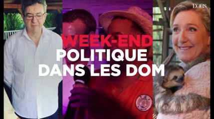 Macron et Mélenchon en Martinique, Le Pen en Guyane : week-end politique dans les DOM