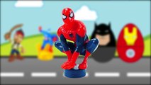 NEW Surprise Eggs For Kids - Superheroes Lightning McQueen Superman Batman Iron Man & Spiderman