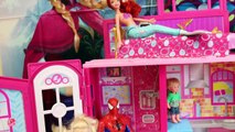 HUGE SURPRISE TOYS CHALLENGE Surprise Toys Batman & Barbie Dollhouse Hunt Spiderman vs DisneyCarToys