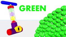 Kids to Learn Colours | Teach Colors With 3D Balls Machine | Colors Balls Duck Duck Tv Colors