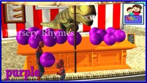 colors song with Jurassic dinosaur & spider man || 3d animated cartoon colour song || nursery rhymes
