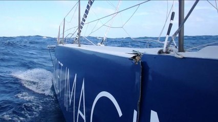J43 : La réaction de Thomas Ruyant suite à son avarie / Vendée Globe