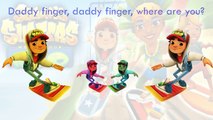 Subway Surfers Finger Family Song Daddy Finger Nursery Rhymes Rio