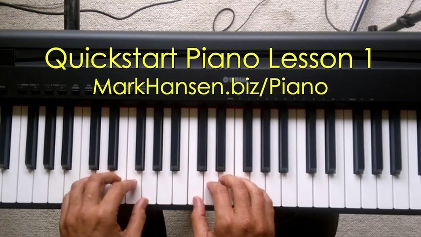 Piano Lessons for Beginners Lesson 1 How to Play Piano Tutorial Easy Free Online Learning Chords