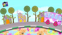 The Wheels On The Bus Go Round And Round Nursery Rhymes Collection For Children | Cartoon Rhymes