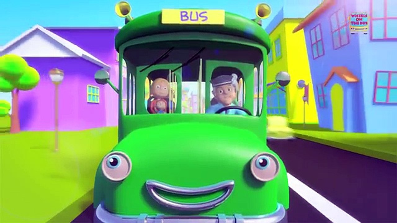 the wheels on the bus go round and round | nursery rhymes | kids songs | baby videos