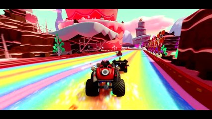 Nursery Rhymes Disney Mickey & Minnie Mouse racing with Donald Duck, Woody and Lightning McQueen!