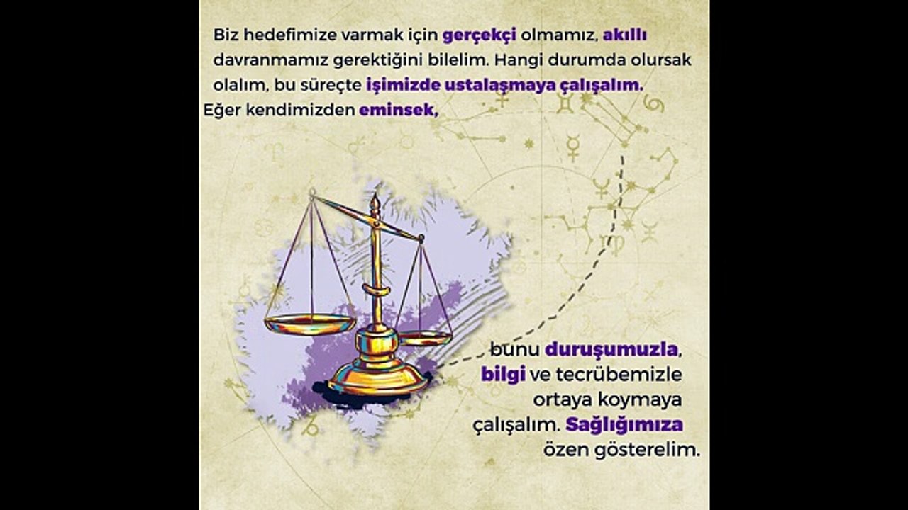 Terazi burcu 19-25 Aralık haftası burç yorumları