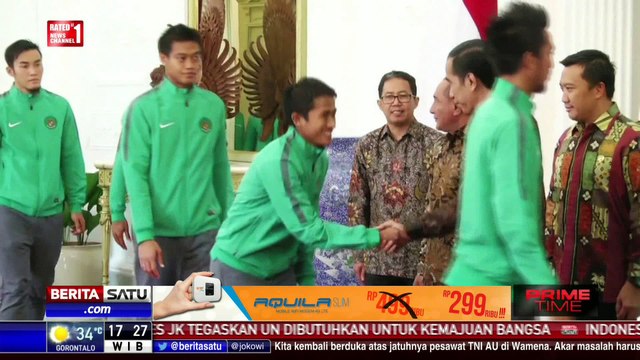 Presiden Berikan Bonus Kepada Pemain Timnas Indonesia