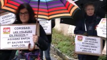 Bastia : les salariés du CORSSAD manifestent