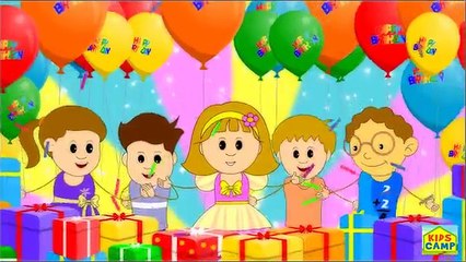 Happy Birthday Song | Nursery Rhymes | Popular Nursery Rhymes by KidsCamp