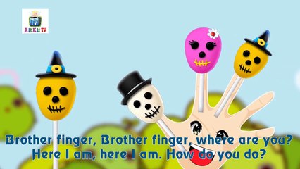 ♪ Finger Family Lollipop Skeleton ♪ Nursery Rhymes For Children ♪ Kids Songs ♪