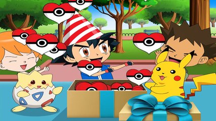 The Wheels On The Bus Pokemon | Pokemon Songs | Nursery Rhymes Pokemon