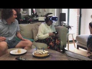 Grandmother Trying VR for First Time Is Not What You Expect