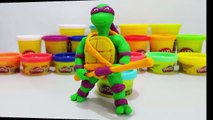 Teenage Mutant Ninja Turtles play doh - How To Make Ninja Turtles With Play Doh