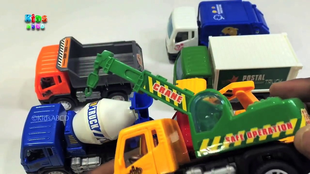 Construction Vehicles | Bob the Builder | Street Vehicles | Cement Mixer | Garbage Truck