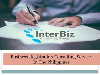 Get Business Registration Consulting Service in the Philippines