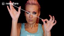 Makeup artist creates incredible knot body illusion