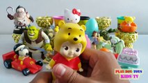 PLAY DOH SURPRISE BALL, EGGS Surprise Toys Shrek, Dota 2, Disney Tinkerbell | Kids Fun Toys Videos