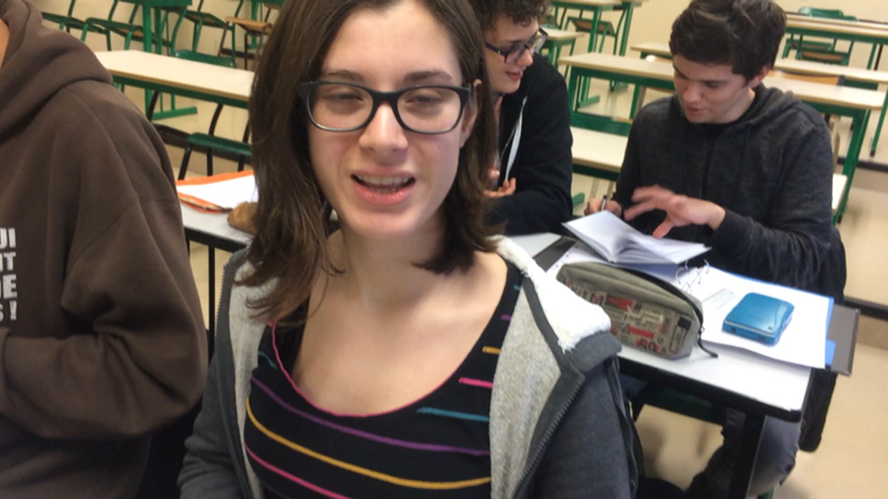 Emeline, Élèves en classe prépa, au lycée Joubert Maillard