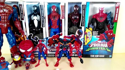 Spiderman collection, Marvel Ultimate Spiderman Titan Hero Series, Mashers, Hasbro toys #SE4K