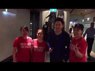 Nick钟盛忠在澳洲Sydney遇到超级粉丝