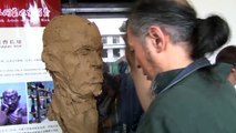 Demonstration de sculptures en direct entre deux artistes