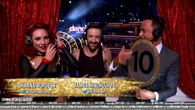 DWTS All Access James Hinchcliffe and Sharna Burgess