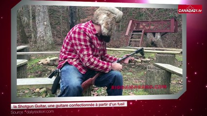 La Shotgun Guitar, une guitare confectionnée à partir d'un fusil