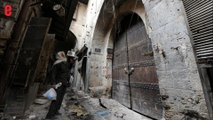Dans le vieil Alep, des marchands retrouvent leurs commerces détruits