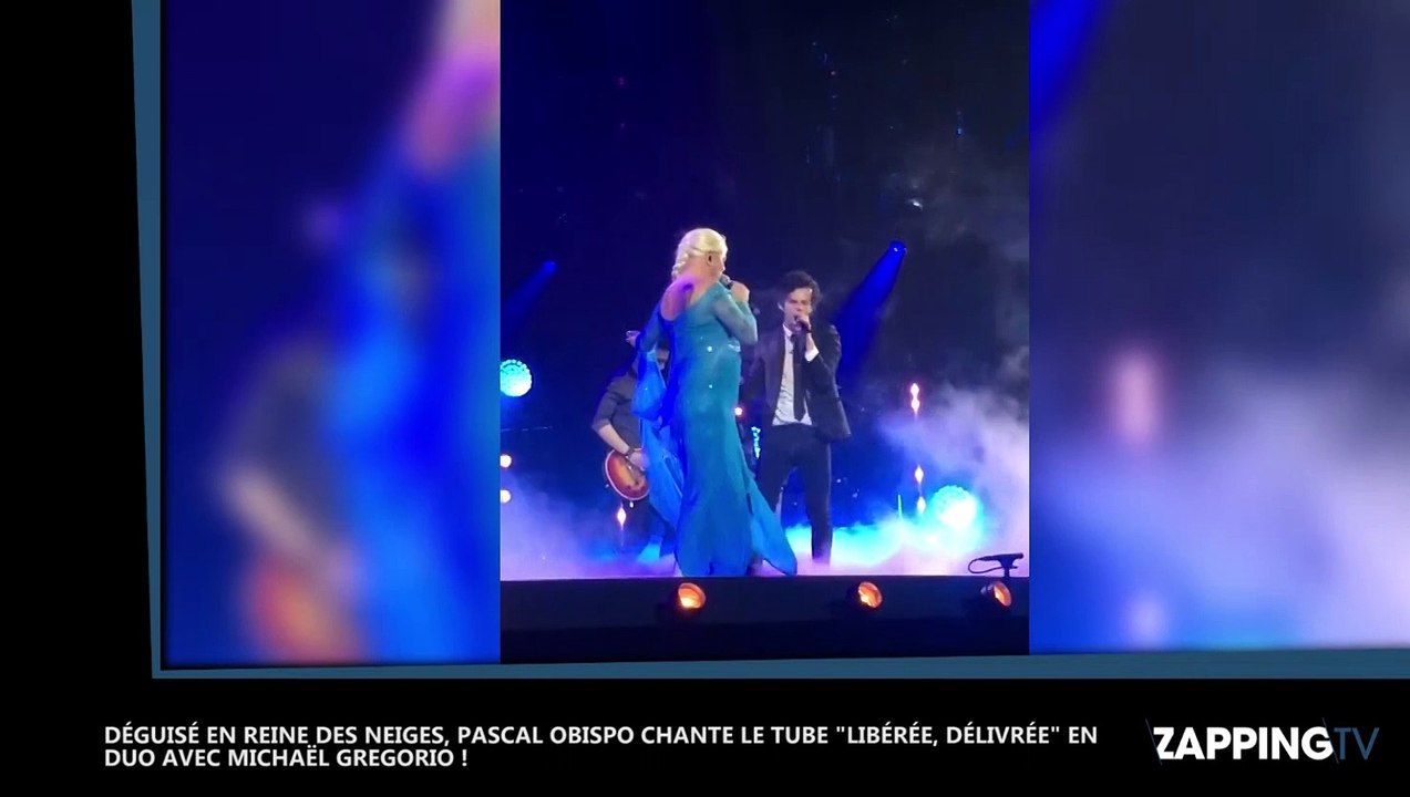 Pascal Obispo se déguise en Reine des Neiges et chante "Libérée, Délivrée", la déo hilarante