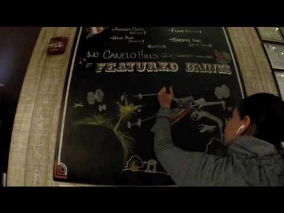 Artists Creates Timelapse of Star Wars-Themed Chalk Drawing