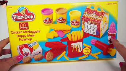 Mc Donalds Comida de PLAY DOH - Plastilina en Español - Juguetes de Titi
