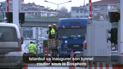 La Turquie inaugure son premier tunnel routier sous le Bosphore