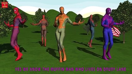 Do You Know The Muffin Man? SPIDER-MAN | Nursery Rhymes for Children | 3D Animation