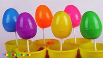 Lollipop Play Doh Surprise Eggs Disney Frozen Cars 2 Shopkins Hello Kitty Angry Bird Candy Pokemon