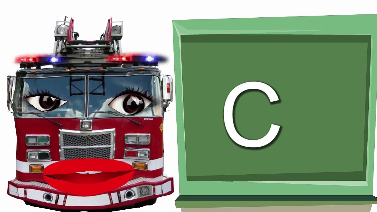 ABC Song Little Girl Fire Truck