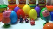 12 SURPRISE EGGS Peppa pig Disney Cars Disney Princess Hello Kitty Spider-Man