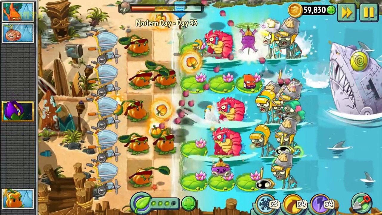 Plants vs Zombies 2 - Modern Day - Day 33 #1: Random Harder Zomboss #1