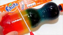 Como hacer una botella de Fanta Arcoiris! Gominola de gelatina comestible DIY
