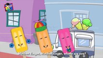 Finger Family Nursery Rhymes for Children Ice Cream Cartoon | Daddy Finger Family Ice Cream Rhymes