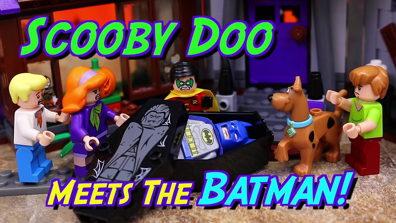 Scooby Doo Lego Mystery Mansion Finds Robin and Batman Legos with Shaggy Freddy Daphne and Velma