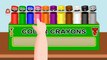 Learn Colors with Color Crayons for Children, Teach Colours, Baby Videos, Kids Learning Videos