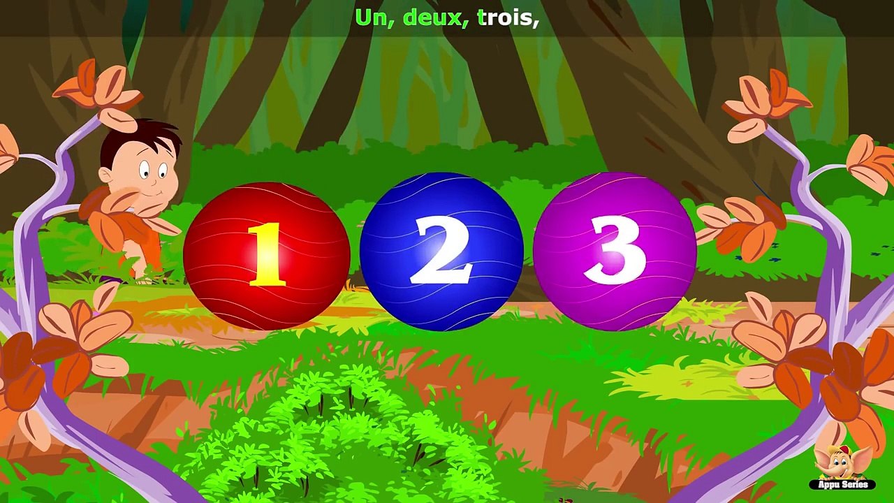 Un, Deux, Trois, Allons Dans Les Bois - French Nursery Rhyme