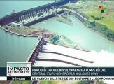 Hidroeléctrica Brasil-Paraguay, mayor productora de energía del mundo