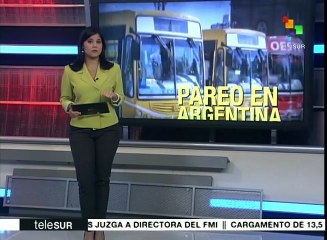 Transportistas argentinos convocan a paro para rechazar reforma